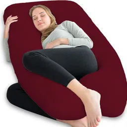 daddy cool Pregnancy Pillow Microfibre Solid Pregnancy Pillow Pack of 1-picture-25