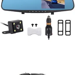 gonama Car DVR Rear View Mirror Video Recroder 4.3inch BackUp Car Camera Dual Lens S108 Car DVR Rear View Mirror Video Recroder 4.3inch BackUp Car Camera Dual Lens S108 Parking Sensor-picture-30