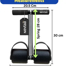 nevtaa Black Tummy Trimmer & Skipping Rope Combo for Weight Loss, Core & Cardio Workout Ab Exerciser image 5