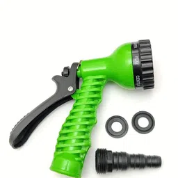 swaracreation 6 in 1 Pattern High Pressure Garden Hose Nozzle Water Spray for Lawn and Garden 0 L Hand Held Sprayer-picture-29