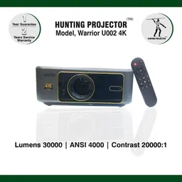 HUNTING PROJECTOR U002 4K(4000 ANSI /LAMP Life 70000 HRS/Full HD 2160p 4K Support) (30000 lm / 1 Speaker / Wireless / Remote Controller) Portable Projector-picture-22