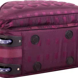 axen 50 L Strolley Duffel Bag - Combo Set of 2, Unisex Travel Bags Light Weight Small Travel Duffel Bag - Purple, Red - Regular Capacity image 4