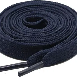 house of common Shoe Laces Flat Navy Blue 150cm shoe laces for Canvas Sneakers Blue shoes Shoe Lace-image-37