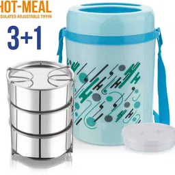 lunchbox,hot,tiffin,office,school,men,kids 3 in 1 3 Containers Lunch Box-picture-13