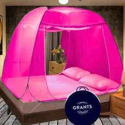 maruti enterprise mosquito net 6x6 6.5x6.5 7x7 ft Cotton Washable Adults Mosquito Net-picture-20