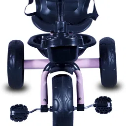 maaluv Tricycle Dual Storage Basket Tokri With Bell Safety Guardrail Seat_Model-ML 103_for Kids|Boys|Girls Age Group 2-5 Years Tricycle image 2