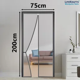 lifekrafts Auto-Closing Magnetic Door Polyester Washable Adults Mosquito Net-picture-28