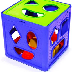 bhvmey Colorful Shape Cube Sorting Puzzle Geometric Shape Sorting Cube Baby Toys-picture-20