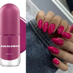 High Shine Nail Polish For Women and Girl MAGENTA PINK-image-27