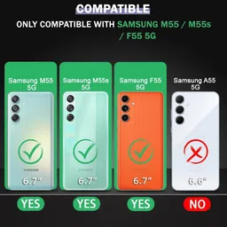 aibex Flip Cover for Samsung Galaxy M55s 5G / Samsung Galaxy F55 5G / Samsung Galaxy M55 5G|Premium Leather image 2