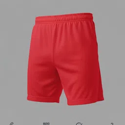 vs tex Pack of 2 Solid Men Red Sports Shorts image 5