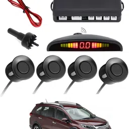 monolive Black Reverse Car Parking Sensor for Universal for All Cars-42 Set of 4 pcs Car Parking Sensors with LED Parking Assistant Kit-42 Parking Sensor image 1