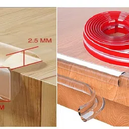ramya beauty care Edge Silicone 3-Meter Protector Strip, Baby Proofing Edge 3 MEETER image 2