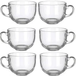 Pack of 6 Glass European Glass Coffee Mug-image-10