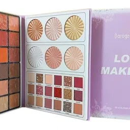 ranore Daroge 48 Color Makeup Palette - Highlight, Contour, Eyeshadow, Blusher, Eyebrow-picture-33