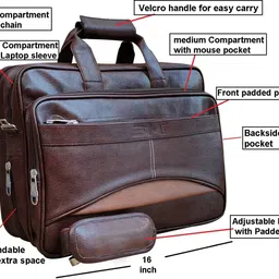 sm Men Brown Messenger Bag image 4