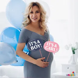 wobbox Baby Shower Props, Baby Shower Banner, Baby Shower Decoration Items (FP76) Photo Booth Board image 4