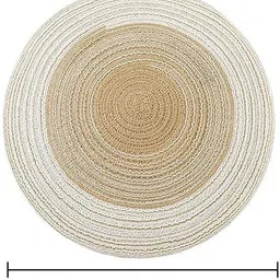 naidev Round Pack of 8 Table Placemat image 2