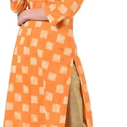 fazonix Women Regular Fit Gold Silk Blend Trousers image 4