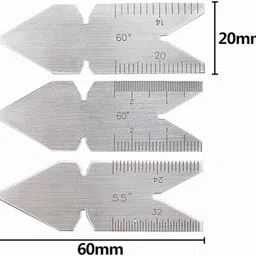 jaibros CENTER GAUGE 60 DEGREE PACK OF 2 Snap Gauge image 2