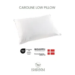 shrnm Caroline High Goose Down Pillow 27x19 Inches for Side Sleepers image 4