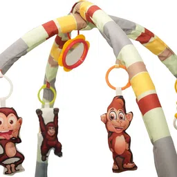 himanshu tex First Play Gym Mat for Babies with Soft Hanging Baby Toys 0 TO 24 Month image 4