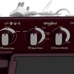 whirlpool 7 kg Semi Automatic Top Load Maroon image 4