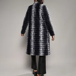 campus sutra Fur Dyed Coat For Women image 3