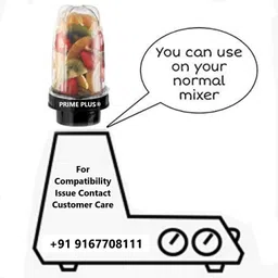 prime plus Plastic Classic Bullet Jar Hand Juicer image 2