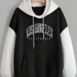 fashionable Women Full Sleeve Printed Hooded Sweatshirt-picture-30