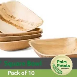 ss premium collection Areca Leaf Serving Bowl | 5 inch Square Bowls | Eco Friendly | Bio Degradable | Disposable-picture-15