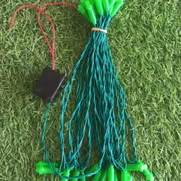 art your dream 33 LEDs 7 m Green Steady String Rice Lights image 1