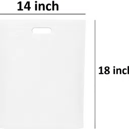 echoes of elegance Ecofriendly, Reusable D-cut Non wooven bags 14x18 (Pack of 25) Polyester Laundry Bag-image-78