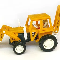 sabirat Jcb Earth Mover Excavator, Pull Back Vehicles Toys For Kids image 4