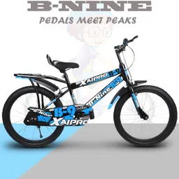 crafto kids 20T B- Nine Matte Black UV Protective Coating, Ideal for 6 to 9 Years Kids cycle 20 T (inch) BMX Cycle-picture-40