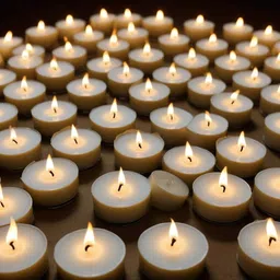White Tea Light Candles For diwali Décor_wtc89 Candle-image-0