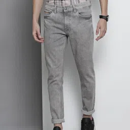 the indian garage co. Men Mid Rise Grey Jeans-picture-10