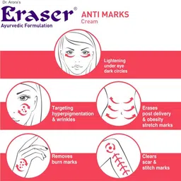 Eraser Ayurvedic Anti Marks Cream 15gm Pack of 2 image 3