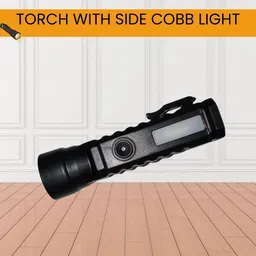 guggu Emergency Rechargeable Pocket LED Torch Light with Side COBB Light for NightT268 Torch-picture-10