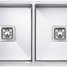 tantia 37 x 18 x 10 Handmade Kitchen Sink Double Bowl Handmade Kitchen Sink Double Bowl size 37 x 18 x10 Stainless Steel 025 Vessel Sink-picture-23