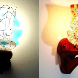 sadhna fancy lighting Swing Arm Wall Light Wall Lamp With Bulb image 1