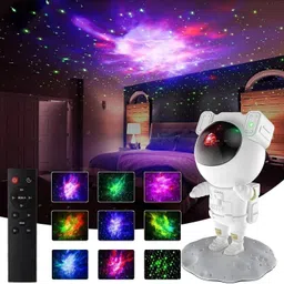 NHT Astronaut Star Galaxy Projector Light 360 Degree Adjustable Head_SLC188 Table Lamp image 1