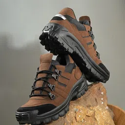 aadi Men's Comfortable Lightweight Trendy Outdoor Classy Lace Up Shoes, Casual Ankle Boots For Men image 2