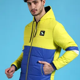 the indian garage co. Men Colorblock Bomber Jacket image 3
