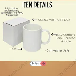 soulfox Birthday Gift For bestFriend Girlfriend, Happy birthday Ceramic Coffee Mug image 4