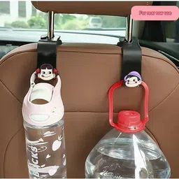 rocxy Car Hook and Hanger for Watter Bottle, Heavy Cloth Car Headrest Hooks Car Side Seat Catcher image 4