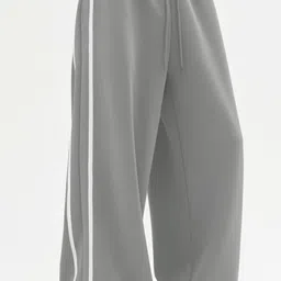 coastal clothier Men Striped Grey Track Pants-picture-16