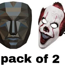 yubirth Big boss game black front man and creepy horror character mask Decorative Mask-picture-20