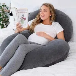 dfh Comfortable c shape Microfibre Solid Pregnancy Pillow Pack of 1 image 4