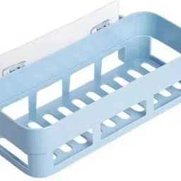 vrdh Self Adhesive Wall Hanging BATHROOM floating Shelf (pack of 2) 1.499 Plastic Wall Shelf image 1